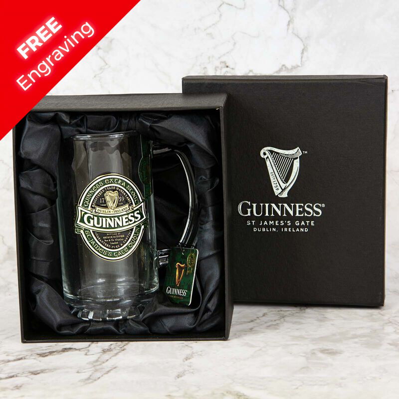 Official Guinness Ireland Collection Tankard With Engraving and Gift Box